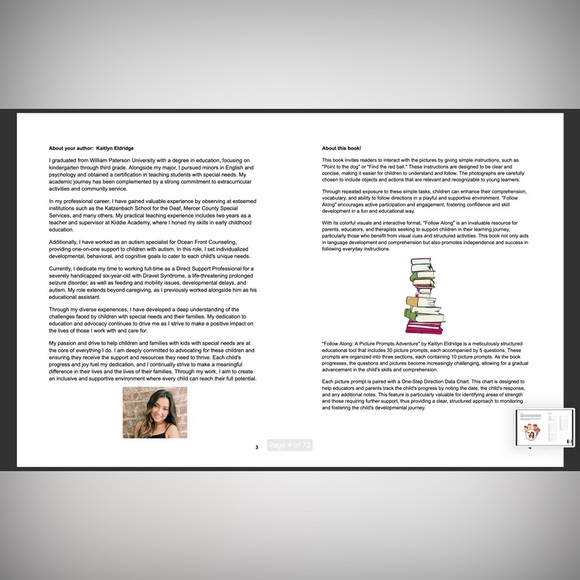 Learning Resource/ workbook: parents, speech therapists, & special edu teachers - Picture 5 of 11